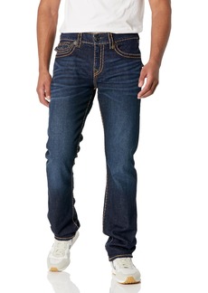 True Religion Brand Jeans Men's Ricky Super T Straight Flap Jean