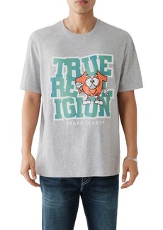 True Religion Brand Jeans Relaxed Ombré Graphic Tee