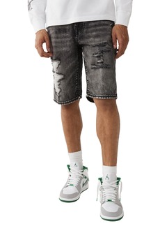 True Religion Brand Jeans Ricky Super T Denim Shorts in Empire Dark at Nordstrom