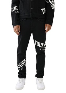 True Religion Brand Jeans Rocco Logo Skinny Jeans