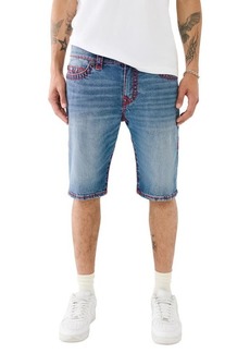 True Religion Brand Jeans Rocco Super T Skinny Denim Shorts