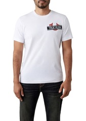 True Religion Brand Jeans Tape Cotton Graphic T-Shirt
