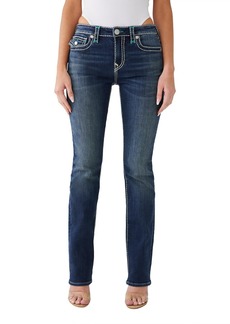 True Religion Womens Billie Straight Fit Super T Flap Jeans   US