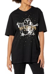 True Religion Women's Paint Splatter Logo Crewneck Tee  XS