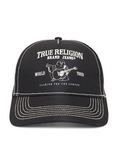 True Religion Buddha Logo Trucker Hat