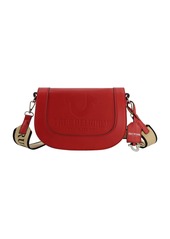 True Religion debossed logo flap shoulder bag