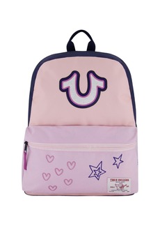 "True Religion Girls 16"" Backpack Multi color - Blue lilac"