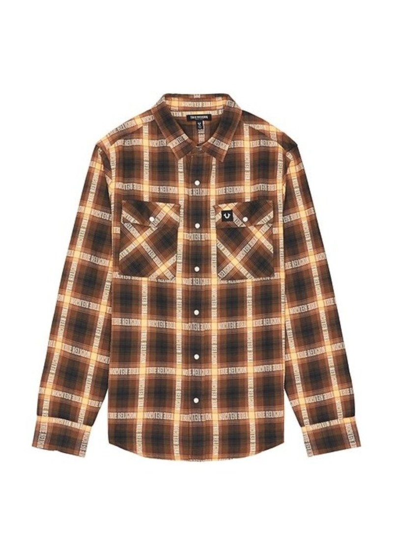 True Religion Jacquard Workwear Shirt