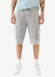 True Religion Men's Big T Cargo Shorts - Granite Gray