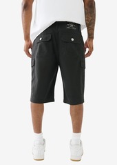 True Religion Men's Classic Cargo Shorts - Black