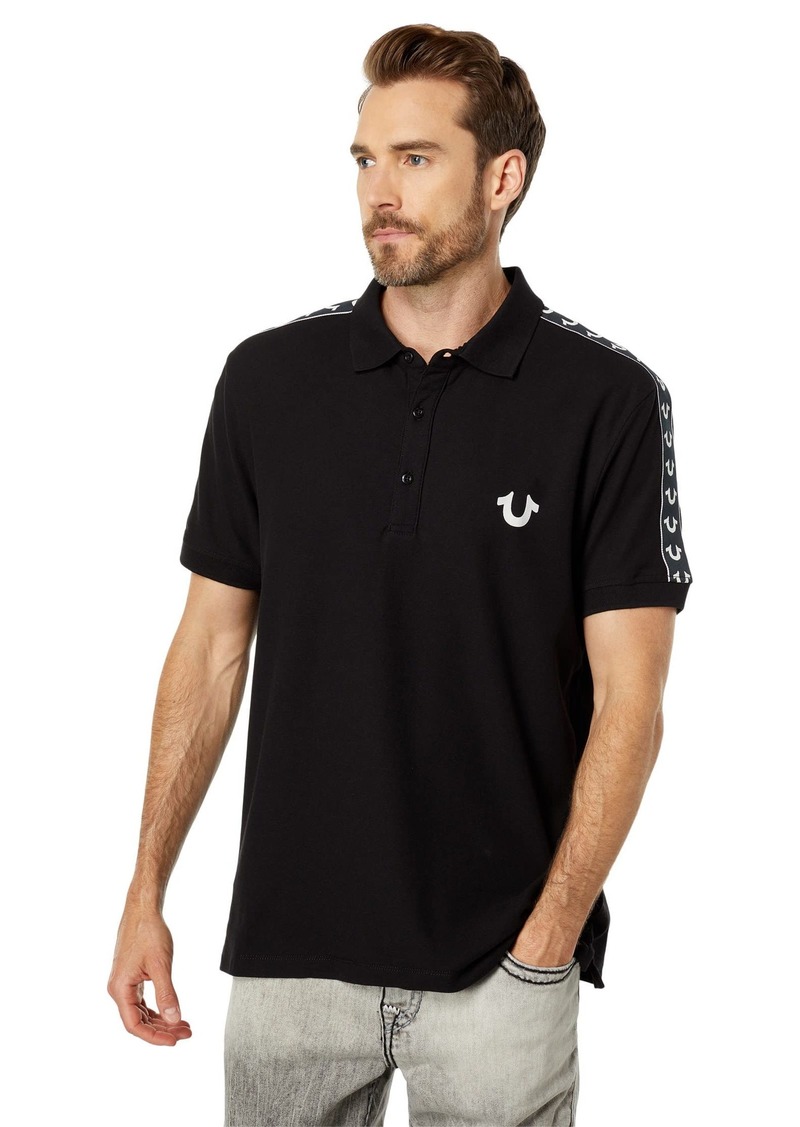 True Religion Men's Damask Ss Polo  L