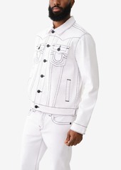 True Religion Men's Jimmy Big T Jacket - Optic White