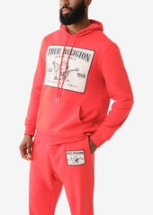 True Religion Men's Ladder Applique Srs Hoodie - Lava