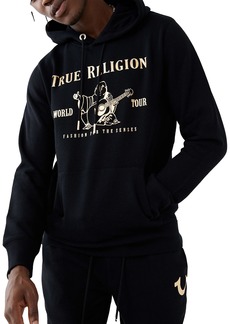 True Religion Men's Metallic Buddha Fleece Hoody