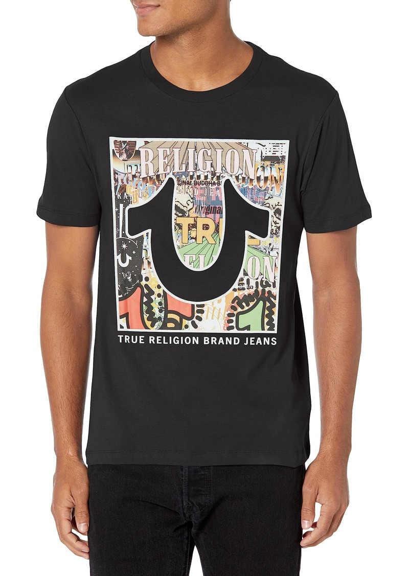 True Religion Men's Relaxed Layered Art Tee