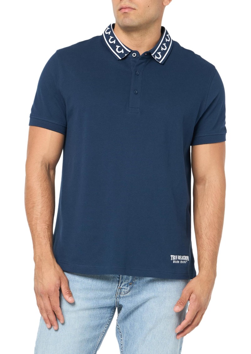 True Religion Men's Relaxed SS Polo