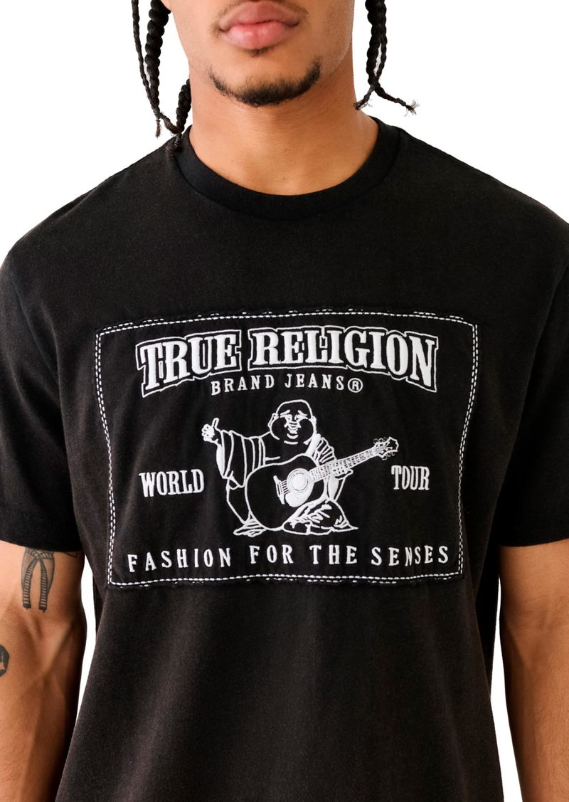 True Religion Men's Relaxed Vintage Applique TEE