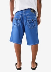 True Religion Men's Ricky Big T Board Shorts - Blue