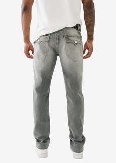 True Religion Men's Ricky Flap Pocket Straight Jeans - Chalk Gray Wash