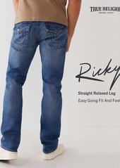 True Religion Men's Ricky Straight Fit Stretch Jeans - Dark Wash Muddy Waters