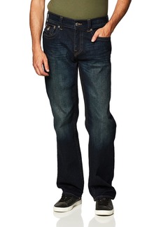 True Religion Men's Ricky Straight Leg with Back Flap Pockets Jeans GGJD Last Call 32