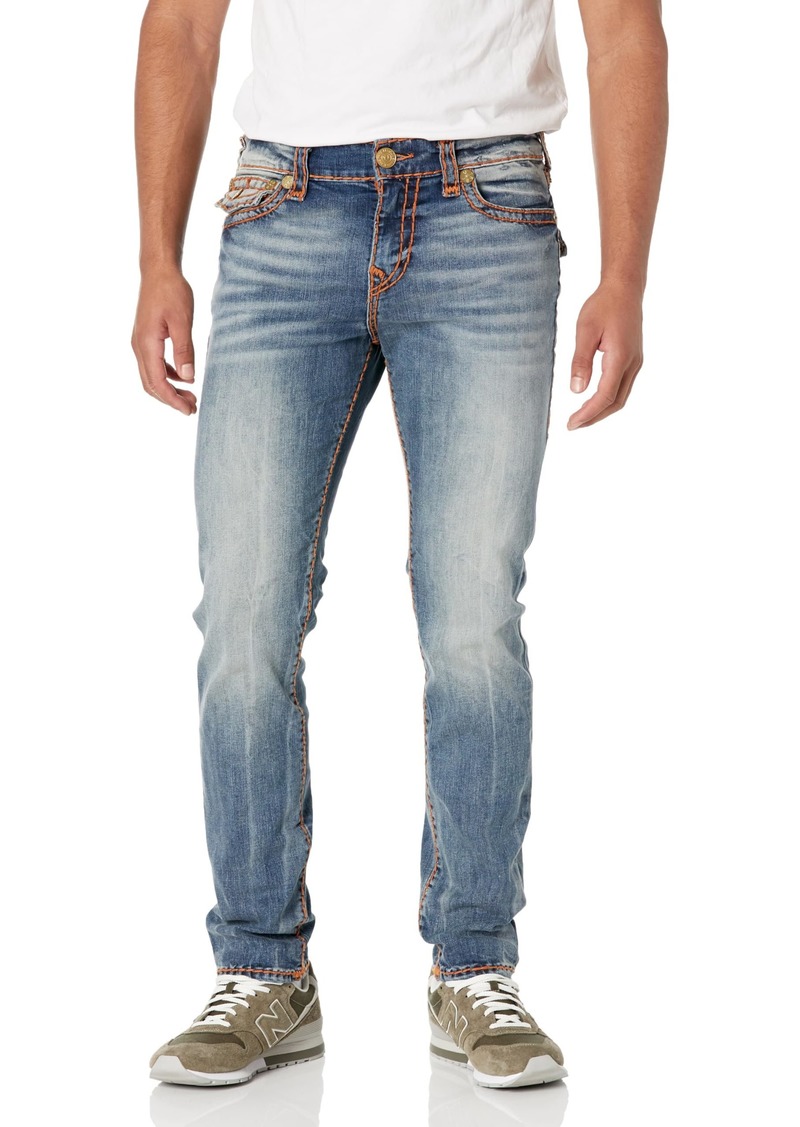 True Religion Men's Rocco Super T Skinny Flap Jean