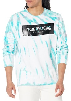 True Religion Men's Spiral Tie Dye Sweatshirt