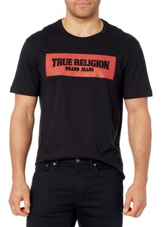 True Religion Men's SS Embossed Arch Tee