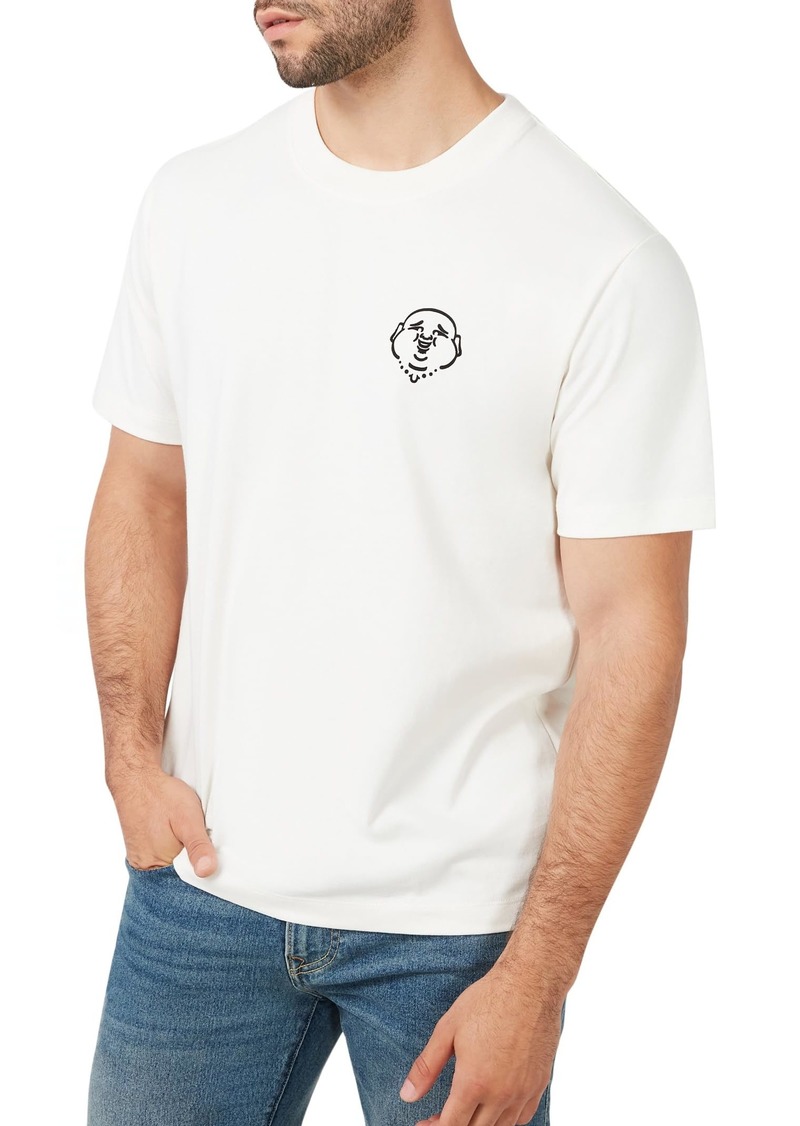 True Religion Men's SS GIVE A Damn Flock TEE