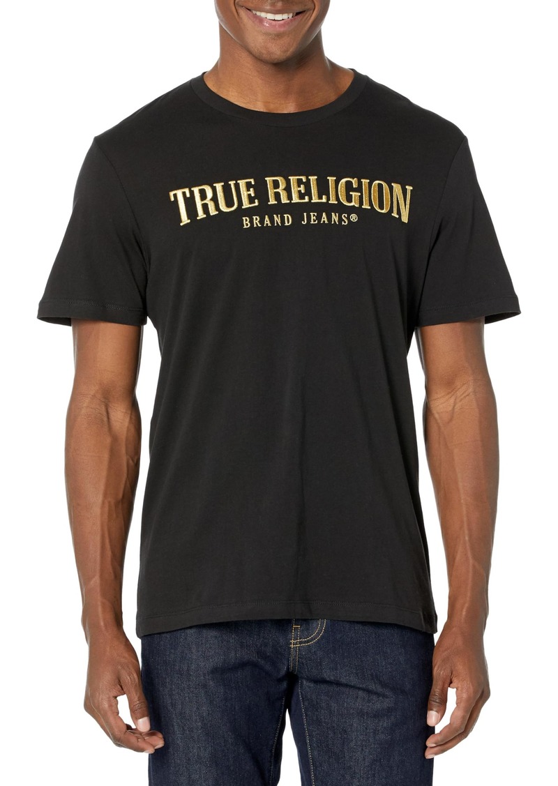 True Religion Men's SS Gold Arch Tee