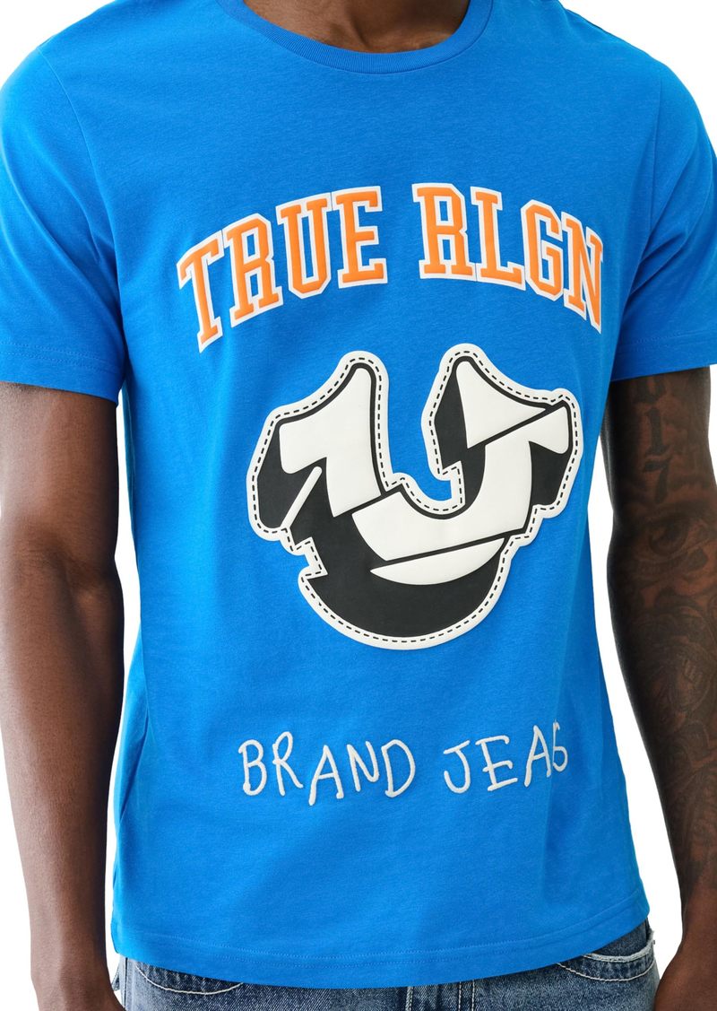 True Religion Men's SS Spliced HS TEE