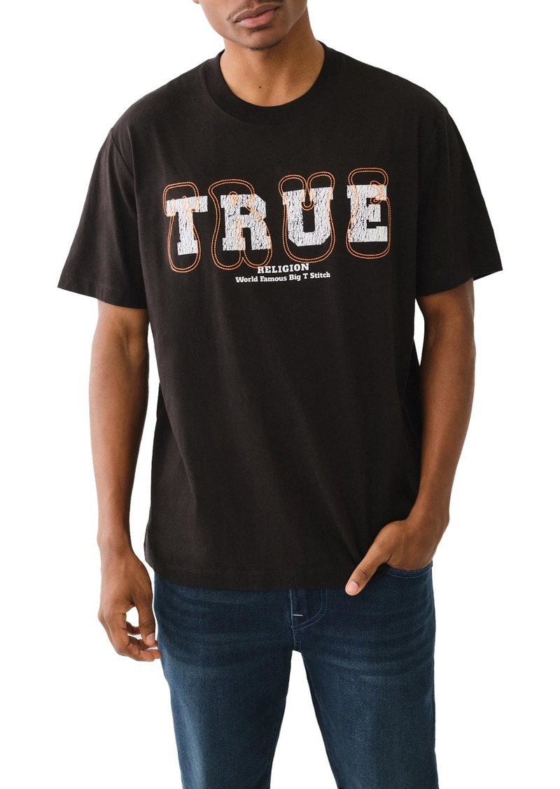 True Religion Men's SS True Stitch TEE