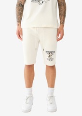 True Religion Men's Tiger Shorts - White