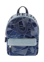 True Religion Mini Denim Logo Backpack