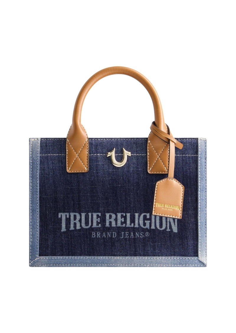 True Religion Modern Edge Denim Tote