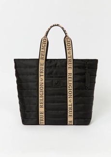 True Religion Quilted Tote Bag