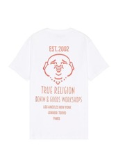 True Religion Raised Paint Tee