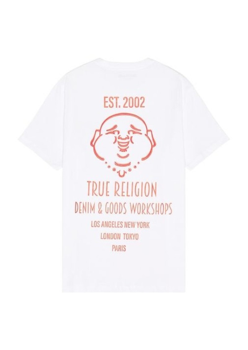 True Religion Raised Paint Tee