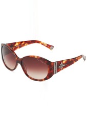True Religion Sunglasses Madison Oversized Sunglasses Amber Tort 59 Mm