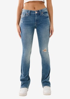 True Religion Women's Becca Mid Rise Bootcut Jean - BLUE