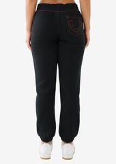 True Religion Women's Big T Lounge Jogger Pant - Black, Red