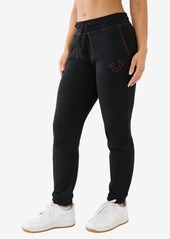 True Religion Women's Big T Lounge Jogger Pant - Black, Red