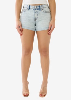 True Religion Women's Jennie No Flap Big T Rolled Shorts - Hali