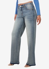 True Religion Women's Leila High Rise Wide Leg Jean - Mira