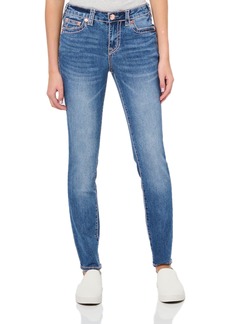 True Religion Women's Misses Halle Super Skinny Midrise Big T Jean