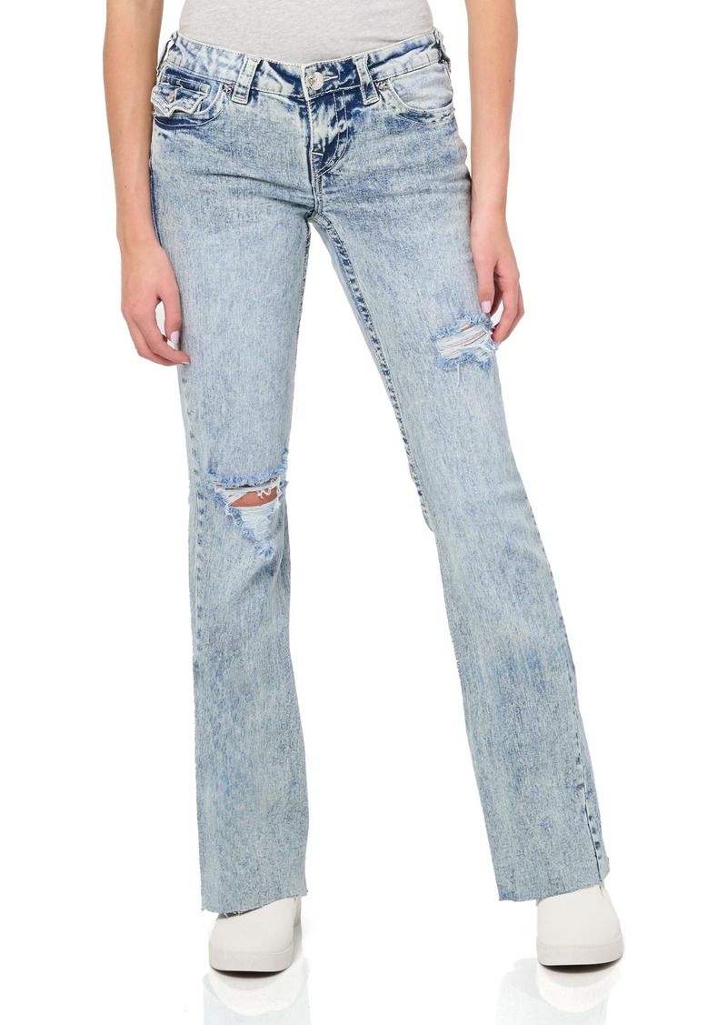 True Religion Women's Misses Joey Lowrise Flare Jean