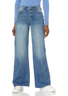 True Religion Women's Misses Leila High Rise Wide Leg Jean