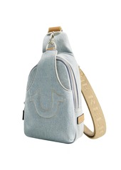 True Religion Women's Sling Bag Small Travel Backpack with Adjustable Shoulder Crossbody Strap
