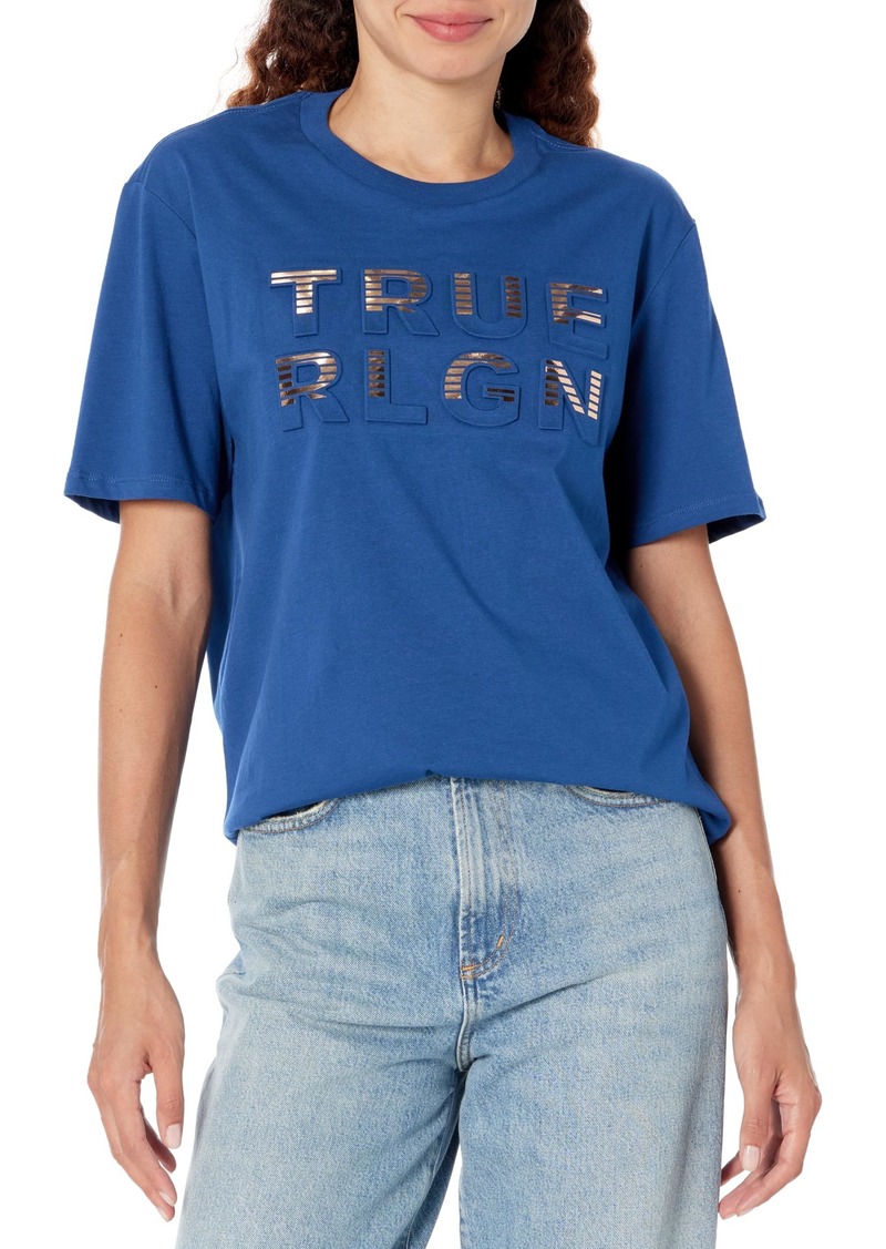 True Religion Women's True RLGN Boyfriend S/S Tee