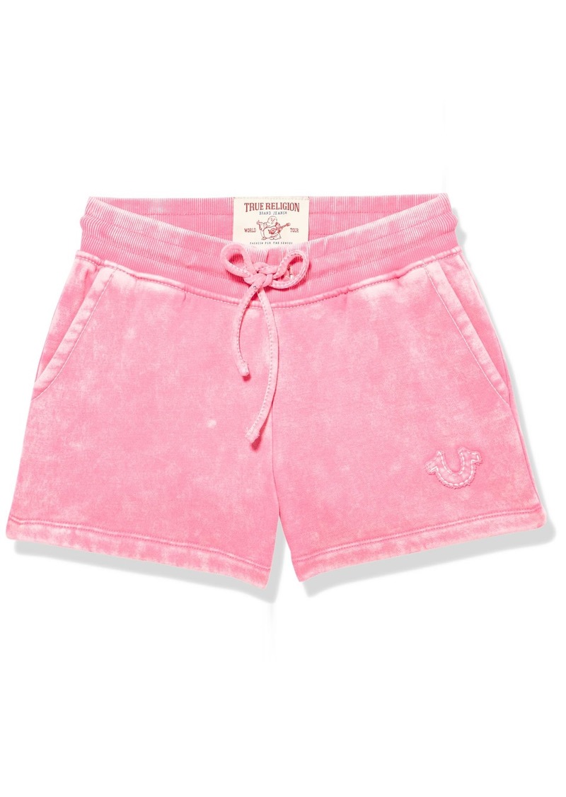 True Religion Women's Washed Big T Lounge Shorts ​